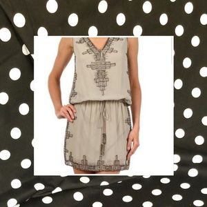 FREEWAY Beaded Drawstring Dress